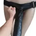 10 Inch Phantom Black Dildo Suction With Belt