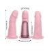 Remote Control 17cm Vibrating Hollow Strap-On Dildo Extender