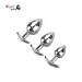 3PCS Colorful Metal Jeweled Shaped Anal Plug Diamond Prostage Massager