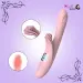 41.2 C Intelligent Vibrator Wand Multiple Tongues G Spot Rabbit Vibrator LCD Screen Heated Sex Toy for Woman