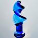 Glass Screw anal dildo butt plug