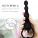 Soft Silicone Anal Beads Vibrator for Women