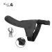 6 Inch Curved Cup Flexible Smooth Silicone Anal Dildo With Belt