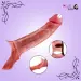 6 Inch Soft Silicone Penis Extender Sleeve with Cock Ring