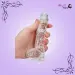 6.5 Inch Transparent Suction Slim Dildo