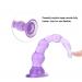 Remote Control Vibrating Jelly Anal Plug with Suction Cup