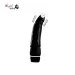 7 Inch Black Soft Jelly Rubber Female Masturbation Vibrator Dildo