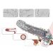8 Inch Reusable Transparent Texture Men Penis Enlargement Sleeve