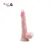 8.3 Inch Long Realistic Pink Head Dildo Penis With Balls