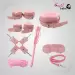 8Pcs Luxury Pink BDSM Kit