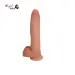 9 Inch Dual Density Silicone Realistic Dildo With Balls