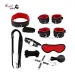 9Pcs Luxury Black/Red BDSM Kit