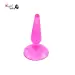 Anal plug with silicone suction cup