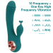 10 Frequency Dildo Rabbit Vibrator G Spot Clitoris Stimulation Vaginal Anal Massager