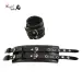 Black Double Buckle Handcuffs