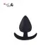 Black Silicone Plug With Anchor Base