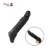 Black larger cock extender male penis extension sleeve