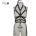 Body Leather Harness Set Bra