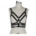 Sexy Chest Harness Leather Bandage Strappy Rave Bra for Women