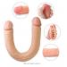 14-inch Double Ended lesbian Smooth Dildo