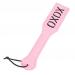 Adult Game PU Leather Hand Shank Whip (Pink /Black)