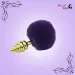 Golden Feather Thread Anal Plug Fox Tail
