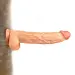 King Size 12 inch Huge Cock Dildo with Hands-Free Suction Cup Base Flesh
