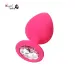 Large Silicone Jeweled Butt Plug