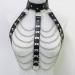 Leather Body Harness Chain Bra Bralette