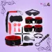 Luxury 12 Pcs Leather Bdsm Bondage Kit