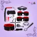 Luxury 12 Pcs Leather Bdsm Bondage Kit