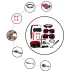 Luxury 12 Pcs Leather Bdsm Bondage Kit