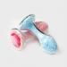 Pink & Blue Foam Beads Glass Dildos Masturbator G-spot Anal Butt Plug For Men Woman