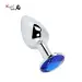 Medium Anal Crystal Jewelry Steel Butt Plug