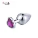 Medium Heart Metal Butt Plug