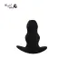 Medium Soft Silicone Hollow Enema Butt Plug Prostate Massager