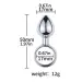 Metal Butt Plug With Pull Ring Safe Beginner Anal Sex Toys Women