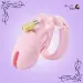 Pink Chastity Locked Cage Sex Toy for Men