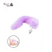 Purple Tail Butt Plug Fox Tail BDSM