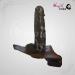 Realistic Jelly Dildo Adult Toy Black Dildo with Strong Suction With Belt