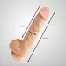 2 IN 1 Realistic Dildo With Vibrating Bullet Vibrator