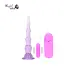 Remote Control Vibrating Jelly Anal Plug with Suction Cup