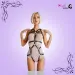 Sexy Women Faux Leather Harness Chest Belt Leg Belts Bondage