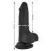 5 inch Desi Strapon Black dildo