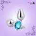 Small Anal Beads Crystal Jewelry Steel Butt Plug