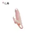 Soft Silicone Penis Extender Sleeve Delay Ejaculation double vibration