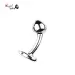 Stainless Steel Anal Plug Curved Sex Toys Women Men G-spot Dildo Butt Plug