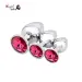 Stainless Steel Anal Plugs Trainer Kit - Luxury Diamond Jewelry