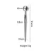 Stainless Steel Penis Urethral Plug Dilator Solid Tube
