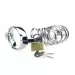 Stainless Steel Chastity Cage For Men